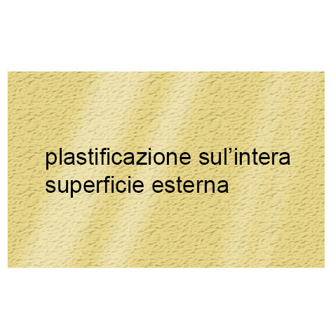 legatoria Cartoncino Prisma Plastificato Favini, CAMOSCIO Con riserva non plastificata per adesione, formato A3L (29,7x51cm), 250grammi x mq (Cartoncino 220gr + plastificazione 30gr).