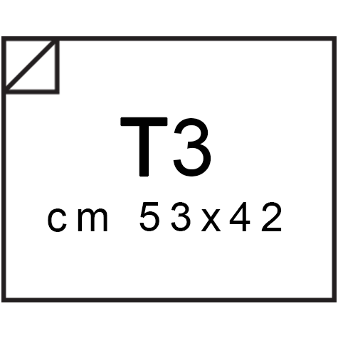 carta Cartone Cartone accoppiato nobilitato 3,5mm bianco, formato 53x42 (42x53cm), 2700grammi x mq.