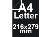 carta Cartoncino Burano NERO, a4letter, 250gr Nero Notte 63, formato a4letter (21,6x27,9cm), 250grammi x mq BRA803a4letter