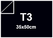 carta SimilSeta Zanders 121NERO, 125gr, t3 per rilegatura, cartonaggio, formato t3 (35x50cm), 125 grammi x mq BRA2966t3