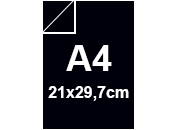 carta SimilLino Zanders Nero120, 125gr, A4 per rilegatura, cartonaggio, formato A4 (21x29,7cm), 125 grammi x mq bra1507