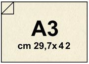 carta QPaper MELANGE Avorio formato A3, 90gr.