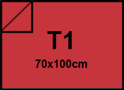 carta SimilLino Zanders RossoChiaro111, 125gr, t1 per rilegatura, cartonaggio, formato t1 (70x100cm), 125 grammi x mq bra1514t1