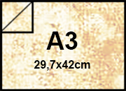 carta Cartoncino Pergamena NATURALE(avorio),  a3, 160gr formato a3 (29,7x42cm), 160grammi x mq.