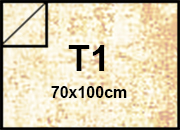carta Cartoncino Pergamena NATURALE(avorio),  t1, 160gr formato t1 (70x100cm), 160grammi x mq, in pacchi da 200 fogli.