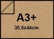 carta CartaDaPacco millerigheSealing, 100gr, a3+ NATURALE Naturale, formato a3+ (30,5x44cm), 100grammi x mq.