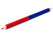 gbc Matita bicolore rossoblu, sezione esagonale, diametro 11mm Crane, 588 SIA002