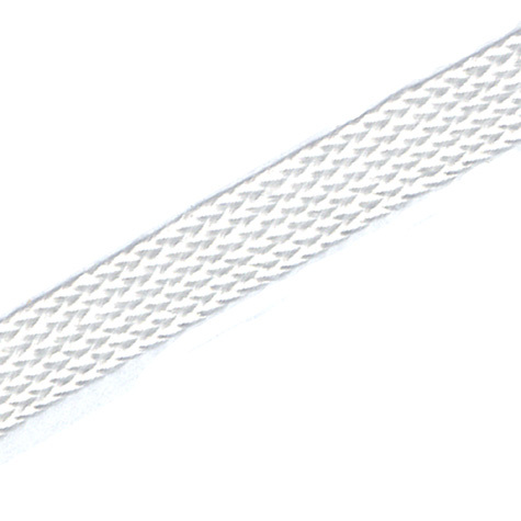 legatoria Segnalibro treccia 8mm, spezzoni44cm, BIANCO spessore 8mm, colore08, in segmenti da 44cm.