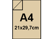 carta Cartoncino TheTubeFavini MUD, 120gr, a4 CAMOSCIO, formato A4 (21x29,7cm), 1s: patinato da un solo lato, 120grammi x mq bra1780