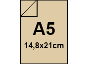carta Cartoncino The Tube Favini MUD, 340gr, a5 CAMOSCIO, formato a5 (14,8x21cm), 2s: patinato su due lati, 340grammi x mq bra1798a5