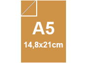 carta Cartoncino The Tube Favini TOFFEE, 340gr, a5 CARAMELLO, formato a5 (14,8x21cm), 2s: patinato su due lati, 340grammi x mq bra1799a5