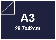 Cartoncino Favini, The Tube 1S, 120 g/m², A3, PETROL bra1782a3