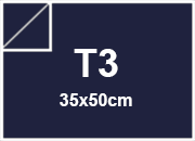Cartoncino Favini, The Tube 1S, 120 g/m², T3, PETROL bra1782t3
