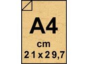 carta Cartoncino PelleElefante, CAMOSCIO, A4, 125gr Formato A4 (21x29,7cm), 125grammi x mq.