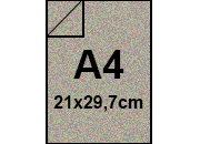 carta Cartoncino MajesticFaviniLuxus, RealSilver, 120gr, A4 LUXUS REAL SILVER, formato A4 (21x29,7cm), 120grammi x mq.