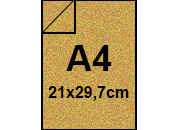carta Cartoncino MajesticFavini, RealGold, 290gr, A4 REAL GOLD, formato A4 (21x29,7cm), 290grammi x mq.