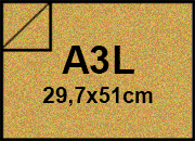 carta Cartoncino MajesticFavini, GoldFever, 120gr, a3l GOLD FEVER, formato a3l (29,7x50cm), 120grammi x mq bra342a3l