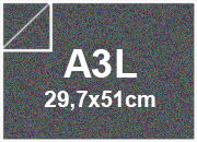 carta Cartoncino MajesticFavini, SteelGraySatin, 290gr, a3l STEEL GRAY SATIN, formato a3l (29,7x50cm), 290grammi x mq bra1003a3l
