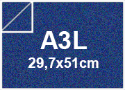carta Cartoncino MajesticFavini, BlueSatin, 290gr, a3l BLUE SATIN, formato a3l (29,7x50cm), 290grammi x mq bra1021a3l