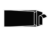 carta Buste con strip Softy Favini Black on Black, formato C4 (11x22cm), apertura su lato corto 120grammi x mq.