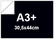 carta Cartoncino Softy Favini Black on White, formato A3+ (30,5x44cm), 300grammi x mq.