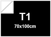 carta Cartoncino Softy Favini Black on White, formato T1 (71x101cm), 300grammi x mq.