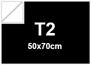carta Cartoncino Softy Favini Black on White, formato T2 (50x70cm), 300grammi x mq bra1874T2