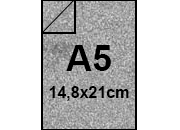 carta Cartoncino PelleElefante, GRIGIOtopo, a5, 110gr Formato a5 (14,8x21cm), 110grammi x mq bra188a5