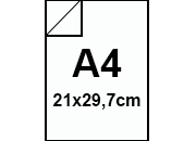 carta CartaVergata CottonLAID, PremiumWHITE, A4 100gr Bianco Brillante, formato A4 (21x29,7cm), 100grammi x mq bra1890