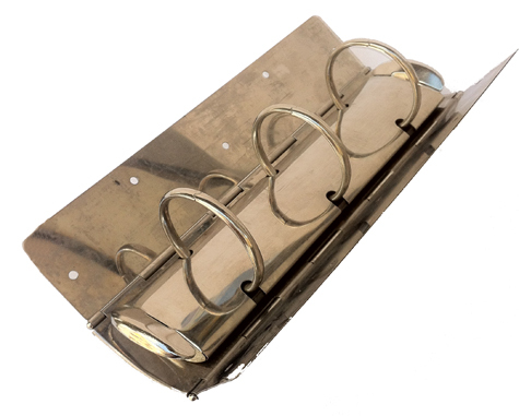legatoria Meccanismo rotondo a 3 anelli, 40mm lunghezza totale del meccanismo 247mm, interasse degli anelli 70mm, capacit degli anelli 40mm, diametro dei fori 4,2mm, larghezza della base 69mm, larghezza totale 69mm, altezza totale 56mm, Diametro filo 6mm.