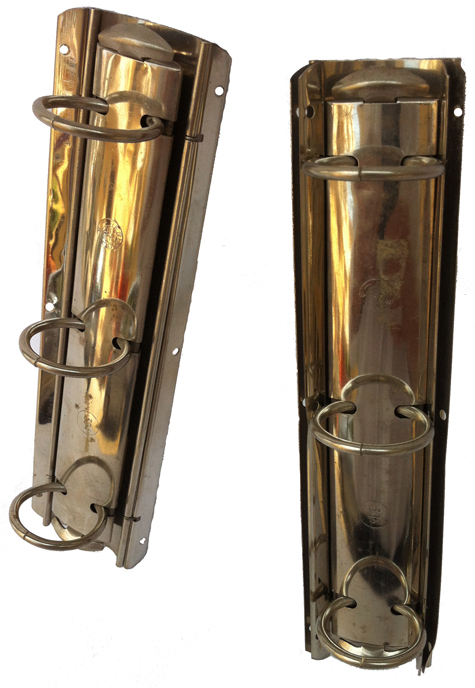 legatoria Meccanismo rotondo a 3 anelli, contiene fino a 22mm lunghezza totale del meccanismo 190mm, interasse degli anelli 70mm, capacit degli anelli 22mm, diametro dei fori 3mm, larghezza della base 34mm, larghezza totale 42mm, altezza totale 39mm, Diametro filo 3,4mm.