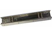 legatoria Meccanismo a 4 perni, 57mm lunghezza totale del meccanismo 327mm, interasse dei perni 17,1mm e 20,9, capacit dei perni 57mm, diametro dei fori 4mm, larghezza della base 65mm, altezza totale 22mm, diametro perni 5mm BRA1913