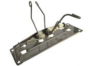 legatoria Fermacarte nichelato a doppia leva RESISTO supercapiente. rilega fino a 500 fogli. lunghezza totale 172mm, larghezza 52mm, diametro fori di fissaggio 5mm BRA1912