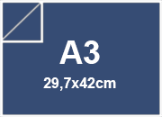 carta SimilLino Fedrigoni BluScuro, 125gr, a3 per rilegatura, cartonaggio, formato a3 (29,7x42cm), 125 grammi x mq.