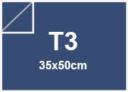legatoria SimilTelaCarta TintaUnita Fedrigoni, bra2971 BLUscuro Formato 350x500mm, 125 gr/mq, per rilegatura, legatoria e cartonaggio BRA2971t3