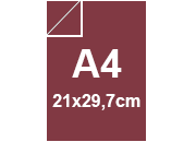 carta SimilLino Zanders RossoScuro112, 125gr, A4 per rilegatura, cartonaggio, formato A4 (21x29,7cm), 125 grammi x mq bra225