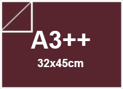 carta SimilTela Fedrigoni BORDEAUX, 125gr, sra3 per rilegatura, cartonaggio, formato sra3 (32x45cm), 125 grammi x mq.