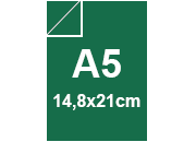 carta SimilLino Zanders VerdreErba123, 125gr, a5 per rilegatura, cartonaggio, formato a5 (14,8x21cm), 125 grammi x mq bra227a5