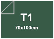carta SimilLino Zanders VerdreScuro120, 125gr, t1 per rilegatura, cartonaggio, formato t1 (70x100cm), 125 grammi x mq bra228t1