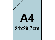 carta SimilLino Zanders BluChiaro130, 125gr, A4 per rilegatura, cartonaggio, formato A4 (21x29,7cm), 125 grammi x mq bra229