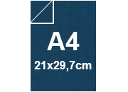 carta SimilLino Zanders BluPrussia136, 125gr, A4 per rilegatura, cartonaggio, formato A4 (21x29,7cm), 125 grammi x mq bra231