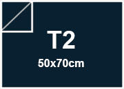 carta Cube Zanders bluPRUSSIA, 125gr, t2 per rilegatura, cartonaggio, formato t2 (21x29.7cm), 125 grammi x mq BRA3153t2