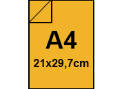 carta CartaColorata MondiNeusiedler. 80grammi, A4, GialloSenape50. BRA293d5.