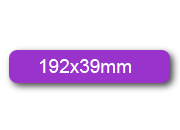 wereinaristea EtichetteAutoadesive, 192x39(39x192mm) Carta VIOLA, adesivo Permanente, angoli arrotondati, per ink-jet, laser e fotocopiatrici, su foglio A4 (210x297mm) bra2958vi