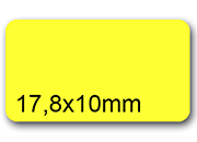 wereinaristea EtichetteAutoadesive 17,8x10mm(10x17,8) CartaGIALLA bra2964GI.