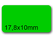 wereinaristea EtichetteAutoadesive 17,8x10mm(10x17,8) CartaVERDE bra2964VE.