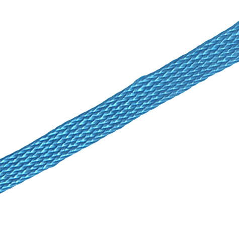 legatoria Segnalibro treccia 8mm, spezzoni44cm, AZZURRO spessore 8mm, colore07, in segmenti da 44cm.