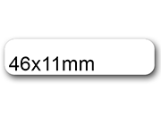 wereinaristea EtichetteAutoadesive, PoliestereBiancoLucido, 46x11(11x46mm) sog220JWGPA405.