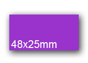 wereinaristea EtichetteAutoadesive, 47,7x70(70x47,7mm) Carta VIOLA, adesivo Permanente, angoli arrotondati, per ink-jet, laser e fotocopiatrici, su foglio A4 (210x297mm).