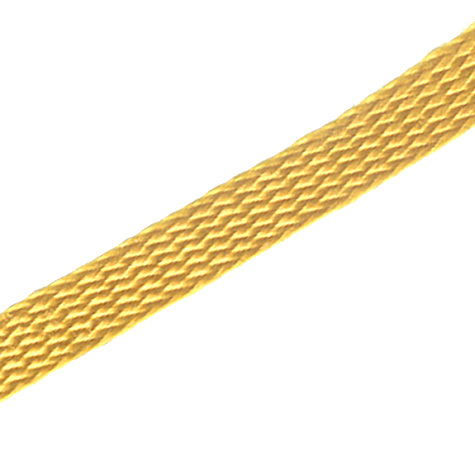 legatoria Segnalibro treccia 8mm, spezzoni44cm, ORO spessore 8mm, colore11, in segmenti da 44cm.